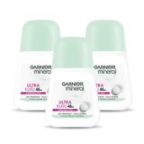 Garnier Mineral Ultra Kuru 3x50 ml Roll-On