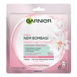 Garnier Nem Bombası Dinlendirici Hassas Cilt Kağıt Yüz Maskesi