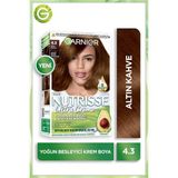 Garnier Nutrisse Krem Saç Boyası 4.3 Altın Kahve