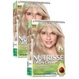 Garnier Nutrisse Yoğun Besleyici Kalıcı Krem Saç Boyası 9.13 İnci Sarı 2 Adet