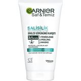 Garnier Saf &amp; Temiz Salisilik Sivilce Görünümü Karşıtı 3'ü 1 Arada (Beyaz Kil, Salisilik Asit, Niasinamid)
