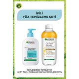 Garnier Saf & Temiz Nemlendiren Temizleyici + Çift Fazlı Micellar Kusursuz Makyaj Temizleme Suyu Seti