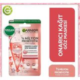 Garnier Skin Naturals Onarıcı Kağıt Göz Maskesi 1/2 Milyon Probiyotik Türevi İçeren Vegan Formül