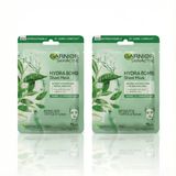 Garnier Skinactive Hydra Bomb Kağıt Yüz Maskesi - Yeşil Çay Ve Hyaluronik Asit - 2'Li Avantaj Paketi