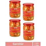 Garnitür Cam Kavanoz Glutensiz 4 Adet x 560 gr