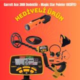 Garrett Ace 300İ Define, Altın Dedektörü *Hediye Pointer Tarama Dedektörü*