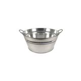 Garten Zink Metal Leğen "Noah" Sepet Çiçek Saksı Odunluk Şişelik Büyük Boy Galvaniz