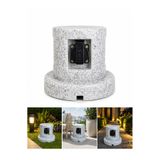 GARTENKRAFT Yuvarlak Taş Görünümlü Bahçe Prizi