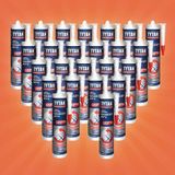 Gasket Rtv 100% Silikon 280 ml Kırmızı - Selena - 24 Adet