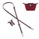 Gastinsave El çantası askısı yedek, deri el çantası, çapraz askılı omuz askısı, Longchomp çanta kadınlar için ayarlanabilir, Bordo., Breite:0.43inch, modern