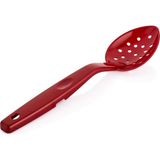 Gastro Plast Delikli Servis Kaşığı - Restoran & Ev Kullanımına Uygun, Kolay Temizlenir - Kırmızı