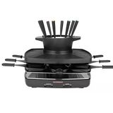 Gastroback #42567 Aile Ve Arkadaşlar İçin Raclette Fondü Seti, 8 Kişilik, Geniş Nervürlü Izgara Plakalı, Yapışmaz Kaplamalı, Çıkarılabilir Ve Bulaşık Makinesinde Yıkanabilir