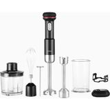 Gastroback Kablosuz El Blender Seti 5’i 1 Arada, 180 W, 6000–13000 RPM, Çok Fonksiyonlu - Siyah