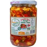 Gastroköy (Hatay) Acı Karışık Salata Turşu (Domates soslu)-600 gr-Cam kavanoz
