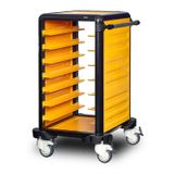 Gastrolley 75 Tekli 2 Yanı Kapalı 57x71x99 cm Servis Tepsi Arabası