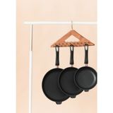 Gastrolux Evo Çıkarılabilir Kulp Indüksiyon Uyumlu 32 cm Tava - Siyah