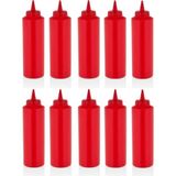 GastroPlast 10 Adet 1000 ml Ketçap-Mayonez-Hardal-Sos Şişesi
