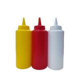 GastroPlast 1000 ml 3 Adet Renkli Sosluk Fişek Ketçap-Mayonez-Hardal