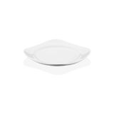 GastroPlast 6 Adet 26 Cm Kare Düz Tabak (Kırılmaz, Sararmaz, Ömürlük Plastik Polikarbon Malzeme)