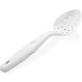 GastroPlast Delikli Servis Kaşığı - Restoran & Ev Kullanımına Uygun, Kolay Temizlenir - Beyaz