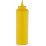 Gastroplast Fişek Uçlu Sosluk,yağlık,sos Şişesi,sos Kabı,ketçap Şişesi,mayonez Şişesi,hardal Şişesi,yağ Şişesi,soskabı,saklamakabı - Sarı - 250 ml