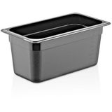 GastroPlast GN 1/3-150 mm Polikarbon Siyah Gastronom Küvet