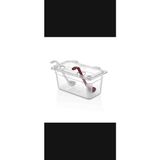 Gastroplast GNPLM-13N Açık Köşeli 1/3 Polikarbon Kapak ve 1/3 150 Polikarbon Plastik Küvet - 5 lt