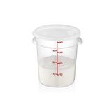 GastroPlast Grpp-4 Polipropilen Yuvarlak Saklama Kabı, 4.2 L ( Ürün Kapaklıdır)