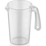 GastroPlast Kabartma Dereceli Ölçü Kabı – Beher ,karaf - Maşrapa , Ergonomik Saplı,gıda ile Temasa Uygun, Dayanıklı Plastik Ölçek Kabı (0.5 Lt / 1 Lt / 2 Lt / 3 Lt / / 5 Lt) - 500 ml