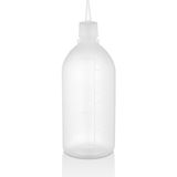 GastroPlast Şeffaf Plastik Yağdanlık (500 & 1000 Ml) - Sosluk, Yağdanlık, Ketçap Mayonez Şişesi - Isıya Dayanıklı - 1 lt