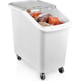 GastroPlast Un - Şeker -Bakliyat Arabası 102 Litre Hacimli ( 149 Tl Değerinde Buz Küreği Hediyelidir ) - Beyaz