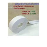 GAT Shop HETicaret Su Sızdırmaz Banyo Duşakabin Küvet Kenar Mutfak Lavabo Ocak Izolasyon Bandı 3.2 Mt