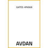 Gates 4PK868 Kanallı Kayış