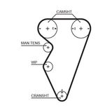 Gates Gts K025416XS Triger Seti