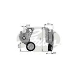 Gates T38148 Alternator Kasnagı Demır Kutuklu Fabıa Octavıa Iı Caddy Iıı Golf Iv / V T5 1.6 1.8 1.8T 2.0 2