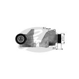 Gates T38316 Alternatör Gergi Rulmanı Kütüklü Focus 1.4 16V 1.6 16V 98-04