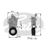 Gates T38331 Alternatör Gergi Rulmanı