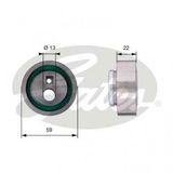 Gates T41129 Eksantrik Gergi Rulmanı