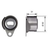 Gates T41157 Triger Gergi Bilyasi 1281084CT1 30855993 3343741