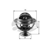 Gates Th28488g1 Termostat Palıo Albea Lınea Doblo Panda Punto / Astra Corsa Combo Merıva 1.3 Jtd 1.3 Cdtı 88C°