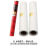 Gateway 2'li Rulo Aydınger Eskiz Kağıdı 52gr. 33cm*20 metre