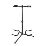 Gator Frameworks Ayarlanabilir Çift Stand İki Elektrikli veya Akustik Gitar Tutar (GFW-GTR-2000)