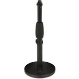 Gator, Frameworks Gfw-Mic-0601 Mikrofon Standı, Çalışma Masası için, Yuvarlak Taban Ve Döner Kilit, Siyah