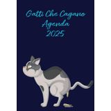 Gatti Che Cagano Agenda 2025: Calendario mensile di piccole dimensioni, con festività | Idea regalo divertente per compleanno o qualsiasi occasione speciale.