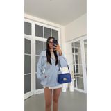 GAUS CO Mavi OYS Model Beli Ayarlanabilir Premium Ceket GAUS-01875
