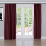 Gauze Fabric Design Blackout Açık Bordo Karartma Özellikli Fon Perde 125 x 250