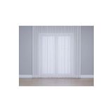 Gauze Fabric Design Folded KETEN PLUS OPTIK BEYAZ Tül Perde 150 x 170 - Normal Pile (1 x 2.5)