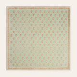 Gaya El Baskısı Fular 115x115 Cm Yeşil