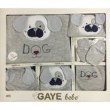 Gaye Bebe Sevimli Köpek 10 Parçalı Hastane Çıkışı - 3 Ay - Gri