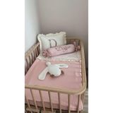 GAYE EV TEKSTİLİ Nakışlı Bebek Pike Takımı (Şeker Yastıklı)